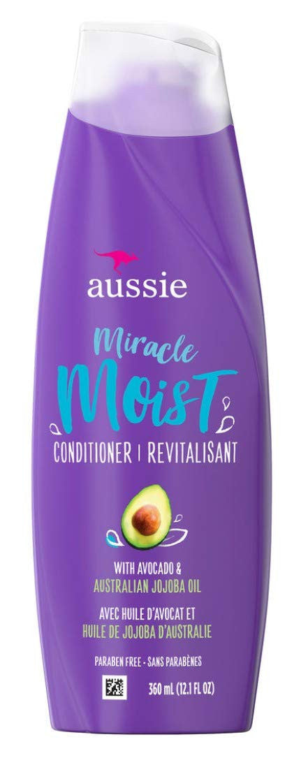 Aussie Miracle Moist Hair Conditioner and Revitalisant, 12.1 Oz
